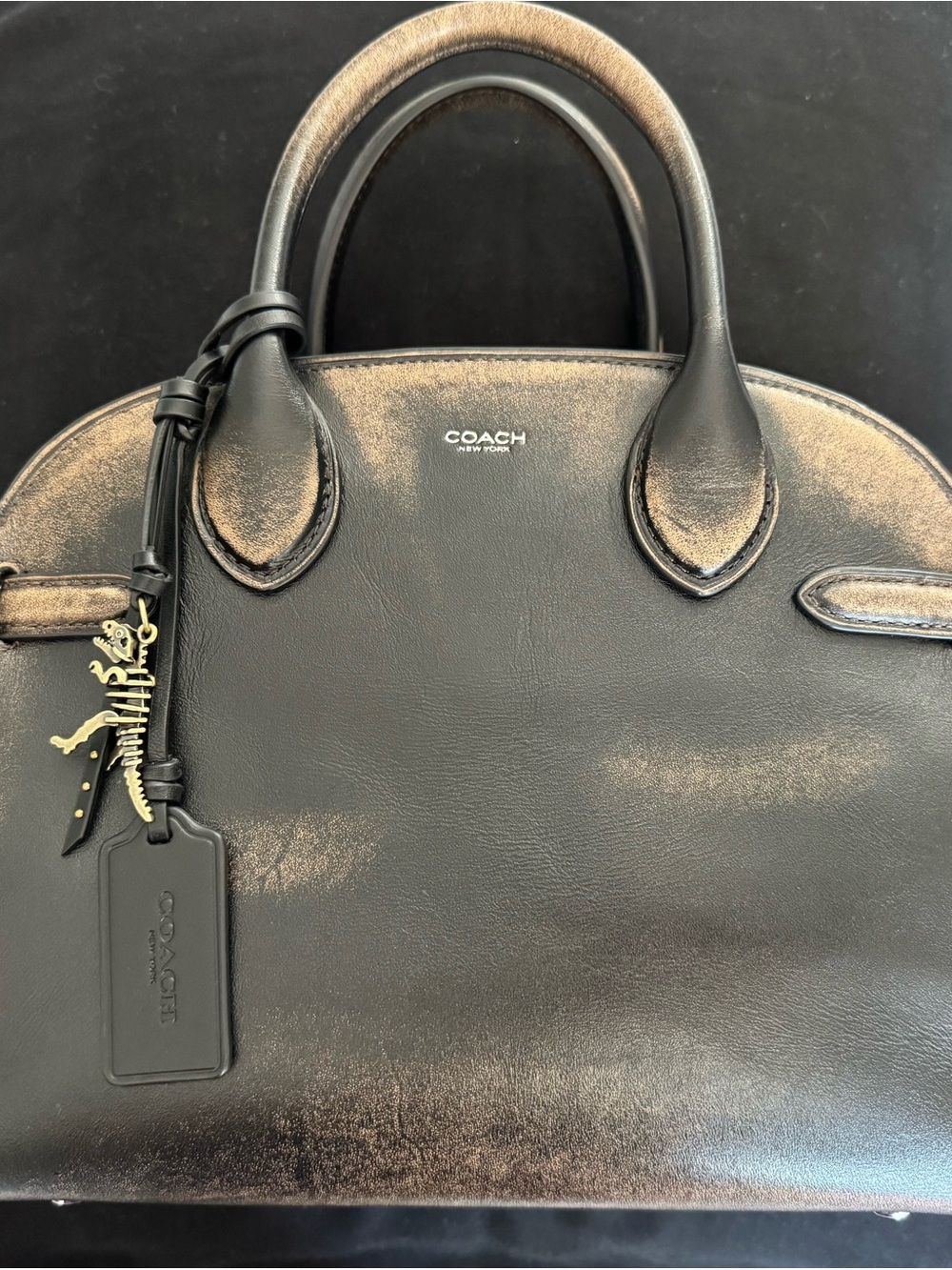 COACH Loved Leather set, Empire 28 and NY zip card case wallet - Picture 2 of 16